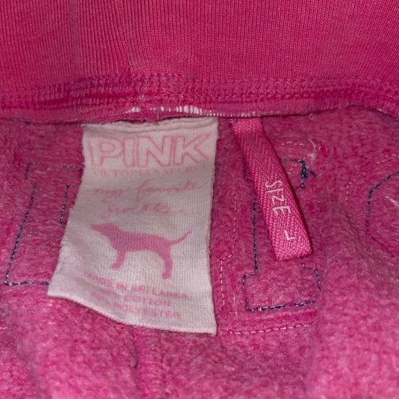 Pink Victoria’s Secret Women’s Logo Jogger Sweatpants - Picture 2 of 7